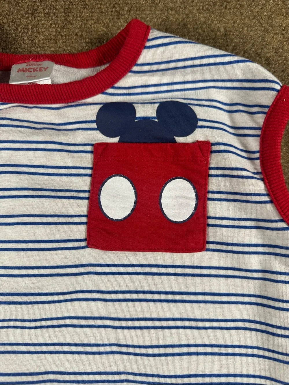 Disney Junior Mickey Toddler Short Sleeveless T shirt Tee Size 5T Unisex Boys